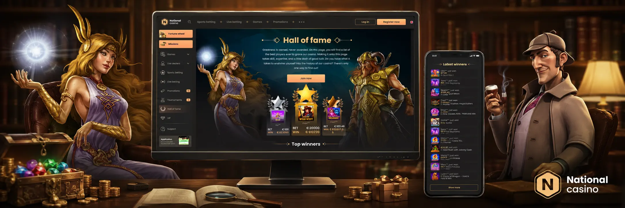 Ako začať hrať živé hry v National Casino